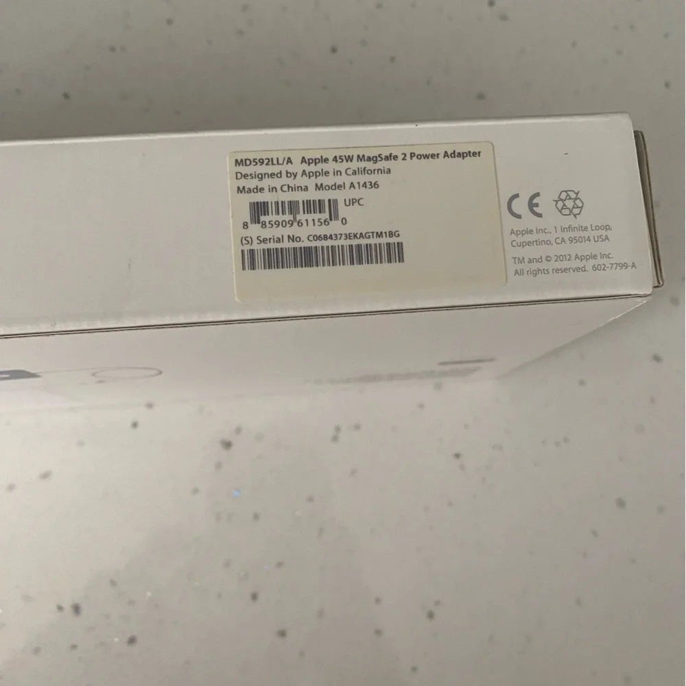 45W Mag Safe 2 Power Adapter (45W) suitable for MacBook Air